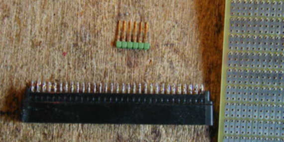 ISA connector and pin header